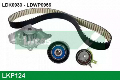 LUCAS ENGINE DRIVE lkp124 -  Водяной насос + комплект зубчатого ремня